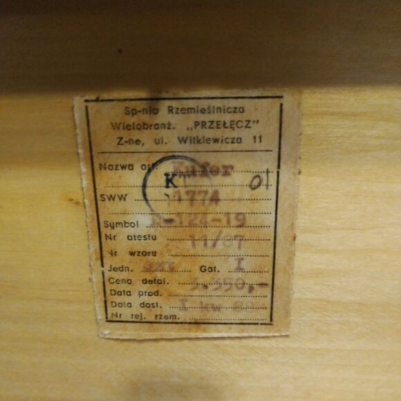 Vintage Kufer Embossed Wooden Swirl Hand Curved Rectangle Trinket Jewelry Box - Picture 9 of 10